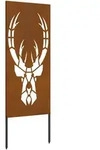 vidaXL Garten dekoratives Panel Rostig 50 x 140 cm