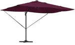 vidaXL Sonnenschirm Bordeaux, 352 x 251 x 265 cm, Modell Titan Pure aus...