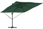 vidaXL Sonnenschirm Roma Green, 286 x 284 x 265 cm, Modell Atlas Panorama...