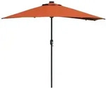 vidaXL Garten-Sonnenschirm Terrakotta 294 x 150 x 223 cm