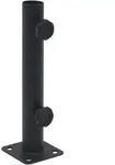 vidaXL Sonnenschirmst&auml;nder f&uuml;r &Oslash;32/34/38 mm Mast Mattschwarz Stahl