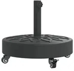 vidaXL Sonnenschirmst&auml;nder mit Rollen f&uuml;r &Oslash;38/48 mm Mast 27 kg Rund