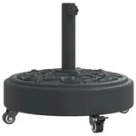 vidaXL Sonnenschirmst&auml;nder mit Rollen f&uuml;r &Oslash;38/48 mm Mast 27 kg Rund