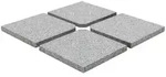 vidaXL Schirm-Gewichtsplatten 4 Stk. Quadratisch Grau Granit 100 kg