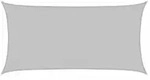 vidaXL Sonnensegel Hellgrau 6x3 m 100% Polyester Oxford