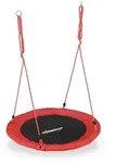 Relaxdays Nestschaukel, rund, f&uuml;r Kinder & Erwachsene, verstellbar, &Oslash; 90 cm, Garten