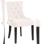 CLP Esszimmerstuhl Aberdeen Samt creme/antik