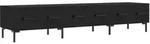 vidaXL TV-Schrank Schwarz 150x36x30 cm Holzwerkstoff