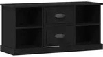 vidaXL TV-Schr&auml;nk Schwarz Eichen-Optik 99,5 x 35,5 x 48 cm