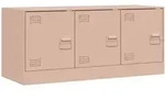 vidaXL TV-Schrank Rosa 99x39x44 cm Stahl
