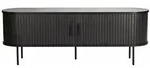M&ouml;bilia Lowboard | 2 Schiebet&uuml;ren | B 150 x T 40 x H 55 cm | schwarz | 32020005 