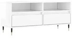 vidaXL TV-Schrank Hochglanz-Wei&szlig; 100x34,5x44,5 cm Holzwerkstoff