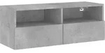 vidaXL TV-Wandschrank Betongrau 80x30x30 cm Holzwerkstoff