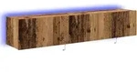 vidaXL TV-Wandschrank 2 pcs Altholz 80 x 35 x 31 cm Holzwerkstoff