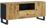 vidaXL TV-Schrank 105x33,5x46 cm Massivholz Mango & Holzwerkstoff