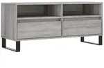 vidaXL TV-Schrank Grau Sonoma 100x34,5x44,5 cm Holzwerkstoff