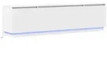 vidaXL TV-Schr&auml;nk mit LED Wei&szlig; 180 x 38 x 49 cm Holzwerkstoff
