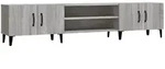 vidaXL TV-Schrank Grau Sonoma 180x31,5x40 cm Holzwerkstoff