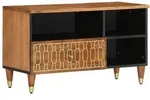 vidaXL TV-Schrank 80x33x46 cm Massivholz Mango