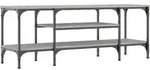 vidaXL TV-Schrank Grau Sonoma 121x35x45 cm Holzwerkstoff & Eisen