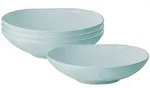 La Roch&egrave;re Biene Abeille Pastateller &oslash; 23 cm 4er Set Blau