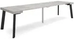 SKRAUT HOME Ausziehbarer Konsolentisch, 302x90x73cm, F&uuml;r 14 Personen, Holzbeine,
