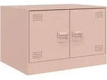 vidaXL Couchtisch Rosa 67x50x44 cm Stahl