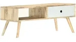 vidaXL Couchtisch 90&times;50&times;40 cm Massivholz Mango