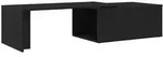 vidaXL Couchtisch Schwarz Eichen-Optik 150 x 50 x 35 cm Holzwerkstoff