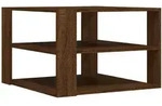 vidaXL Couchtisch Braun Eichen-Optik 58x58x40 cm Holzwerkstoff