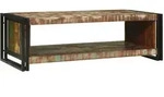 vidaXL Couchtisch 120 x 50 x 38 cm Massives upgecyceltes Holz