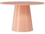 Ebuy24 Lanzo Esstisch &Oslash;120cm pfirsichfarben.