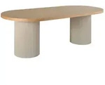 Ebuy24 Solva Esstisch Sandfarben, Natur.