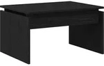 vidaXL Couchtisch Schwarz Eichen-Optik 68 x 50 x 38 cm Holzwerkstoff