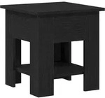 vidaXL Couchtisch Schwarz Eichen-Optik 40 x 40 x 42 cm Holzwerkstoff