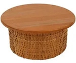 Mendler Couchtisch HWC-P15, Beistelltisch Sofatisch Wohnzimmertisch Mahagoniholz