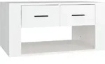 vidaXL Couchtisch Wei&szlig; 80x50x40 cm Holzwerkstoff