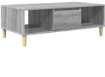vidaXL Couchtisch Graues Sonoma 102 x 55 x 35 cm Holzwerkstoff