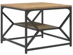 vidaXL Couchtisch Artisan-Eiche 51 x 50 x 40 cm