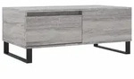 vidaXL Couchtisch Grau Sonoma 90x50x36,5 cm Holzwerkstoff