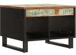vidaXL Couchtisch 55x50x40 cm Altholz Massiv