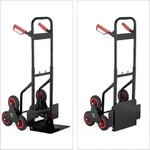 Relaxdays Sackkarre Treppensteiger, klappbare Transportkarre, bis 200 kg,