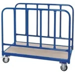 BRB Rungenwagen mit 2 Seitenteilen, LxBxH 1000x500x870 mm, Tragkraft 250 kg, 2 Bock-