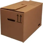 Umzugskarton XXL 650&times;350&times;370 mm - 2-wellig, Tragkraft 50 kg - Robuster -