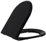 Creavit Duroplast WC Sitz Toilettensitz flach Edelstahl Scharniere...