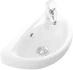 Creavit Keramik Waschbecken Handwaschbecken 39x23 cm Wei&szlig;