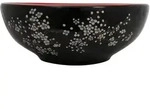 vidaXL Aufsatzwaschbecken Schwarz und Rot Rund &Oslash;41x14 cm Keramik