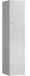 ClassiX Schlie&szlig;fachschrank, 1 Abteil, 5 F&auml;cher, 1800 x 415 x 500 mm,...