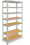 shelfplaza HOME 155x23x30 cm Schwerlastregal in verzinkt mit 7 B&ouml;den und 125 kg