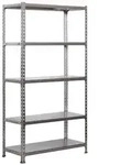 PROREGAL Schwerlastregal Metal Shark| HxBxT 180x90x40cm| Fachlast 180kg | Verzinkt
